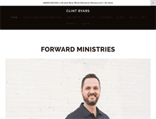 Tablet Screenshot of clintbyars.com